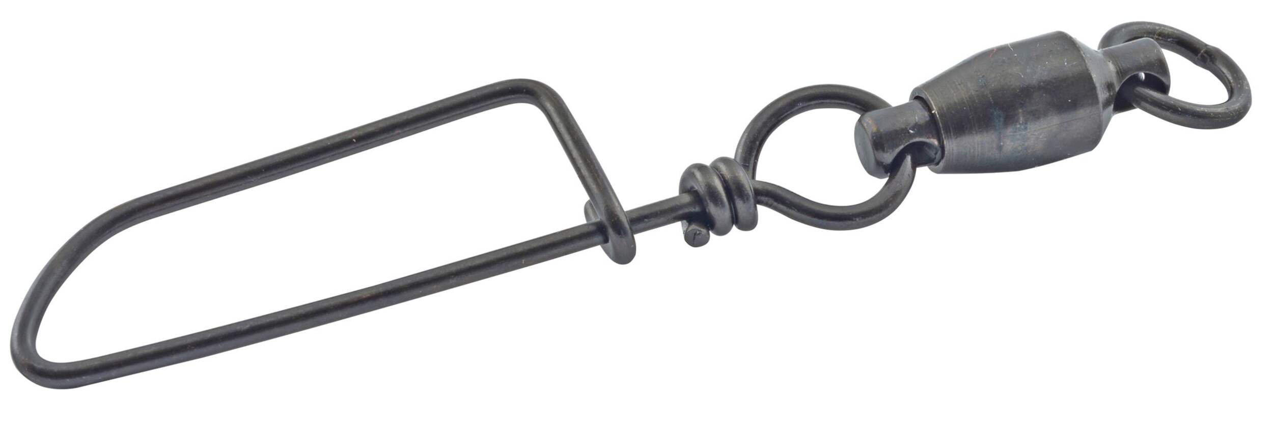 Danielson Ball Bearing Swivel with Coastlock Snap, Black, Size 4, 2-pk Side_Right