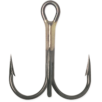 Hameçon triple à forme arrondie 1X, bronze