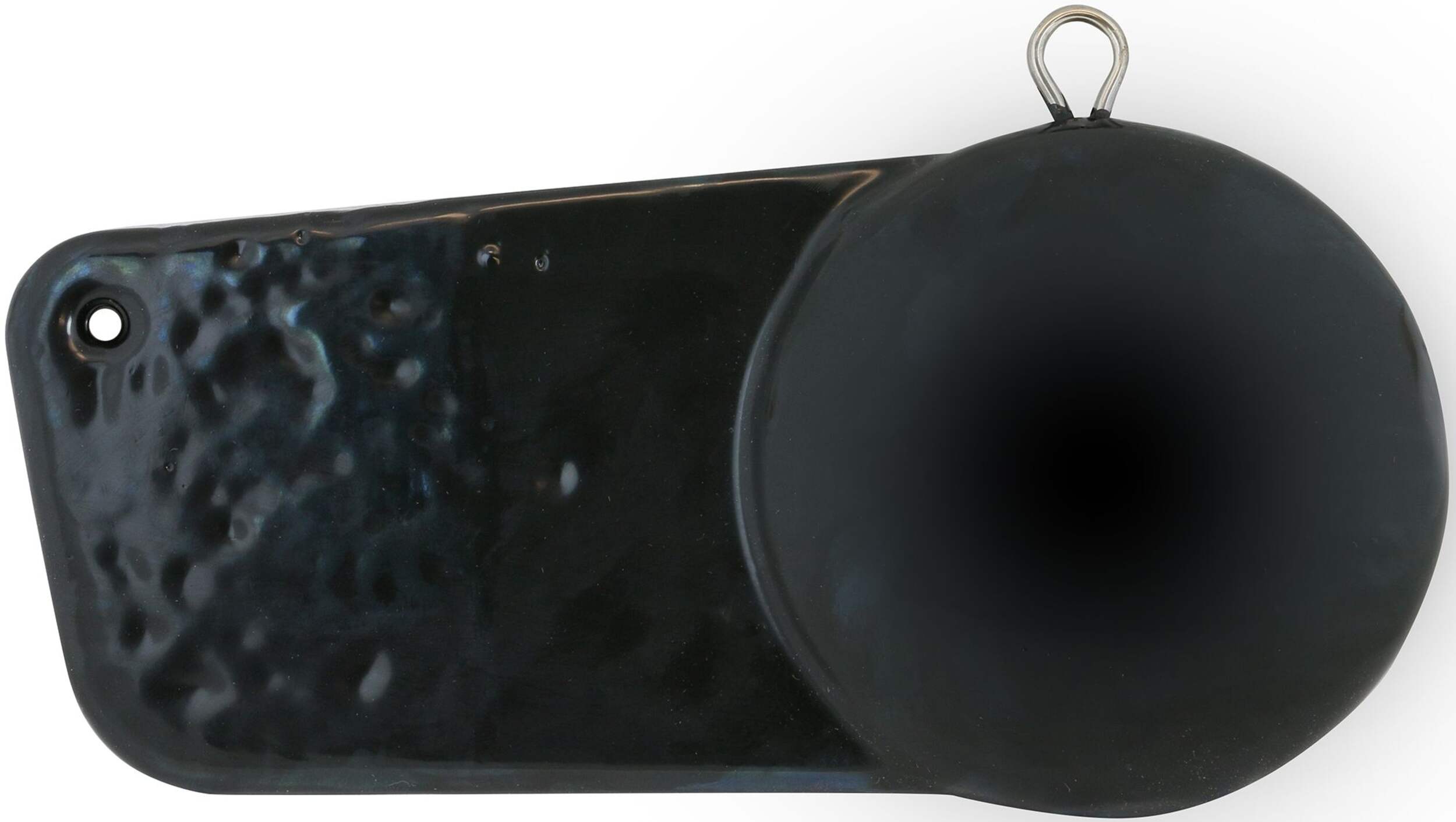 South Bend Pancake, Black, 10-lb Overhead_Flat