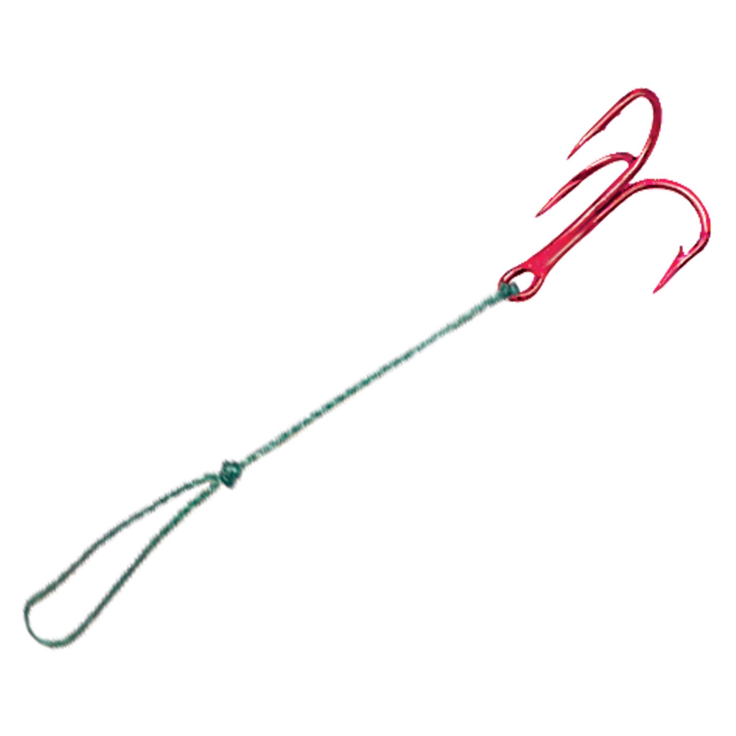 Braid Slip On Stinger Hooks, Red, 2-in, 3-pk Bottom_Plunge