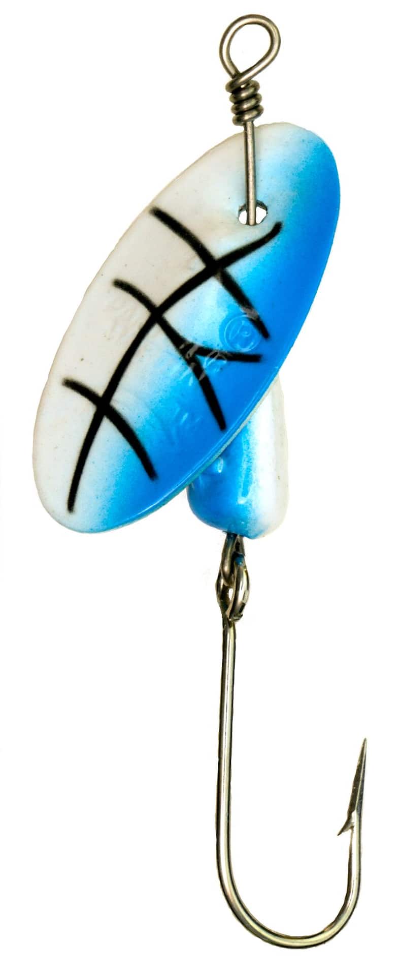Panther Martin Holographic Fly Fishing Spinner, Blue/Silver, 1/8