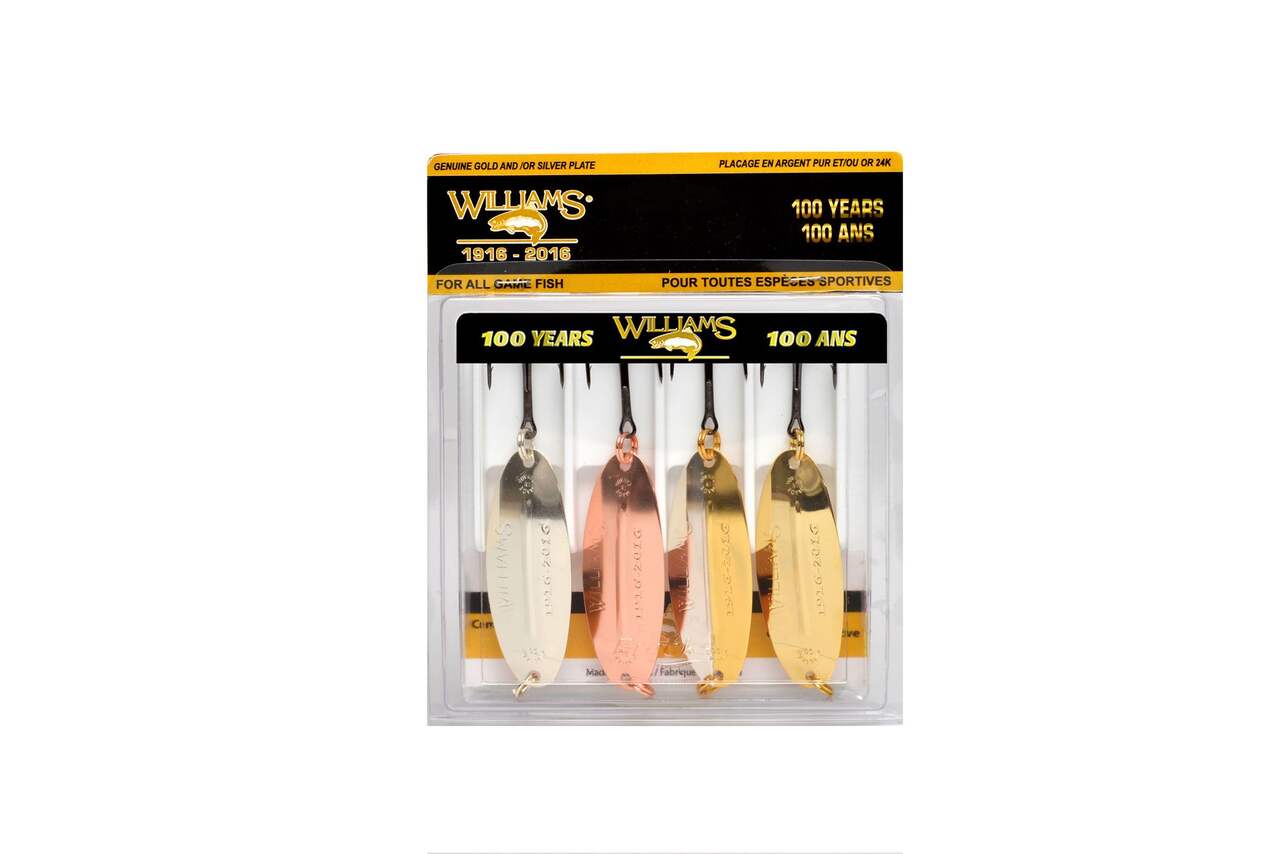 Williams 100th Anniversary Wabler Fishing Lure Kit, 2.375-in