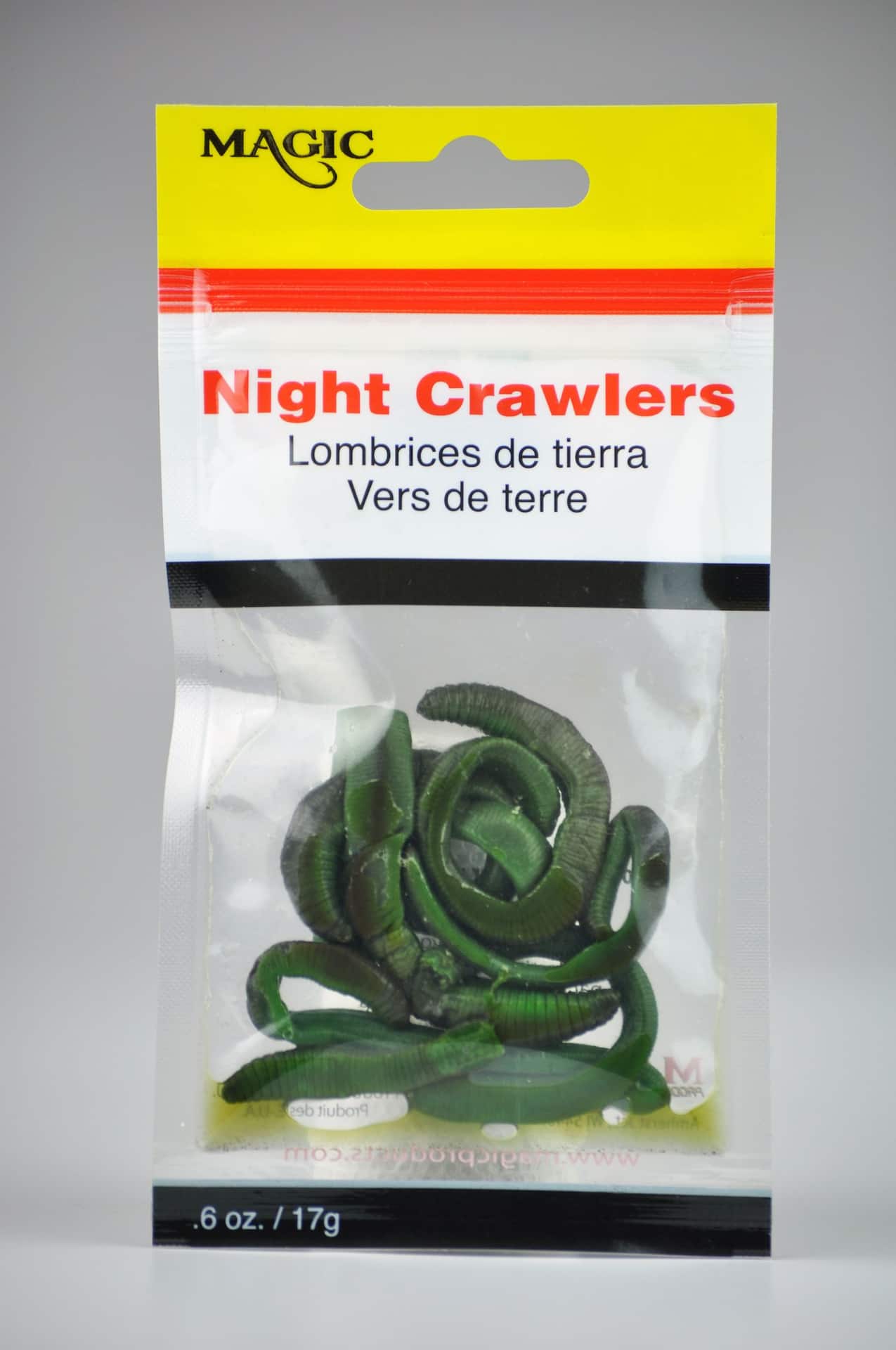 Magic Wax Night Crawler Worms, 35-pk