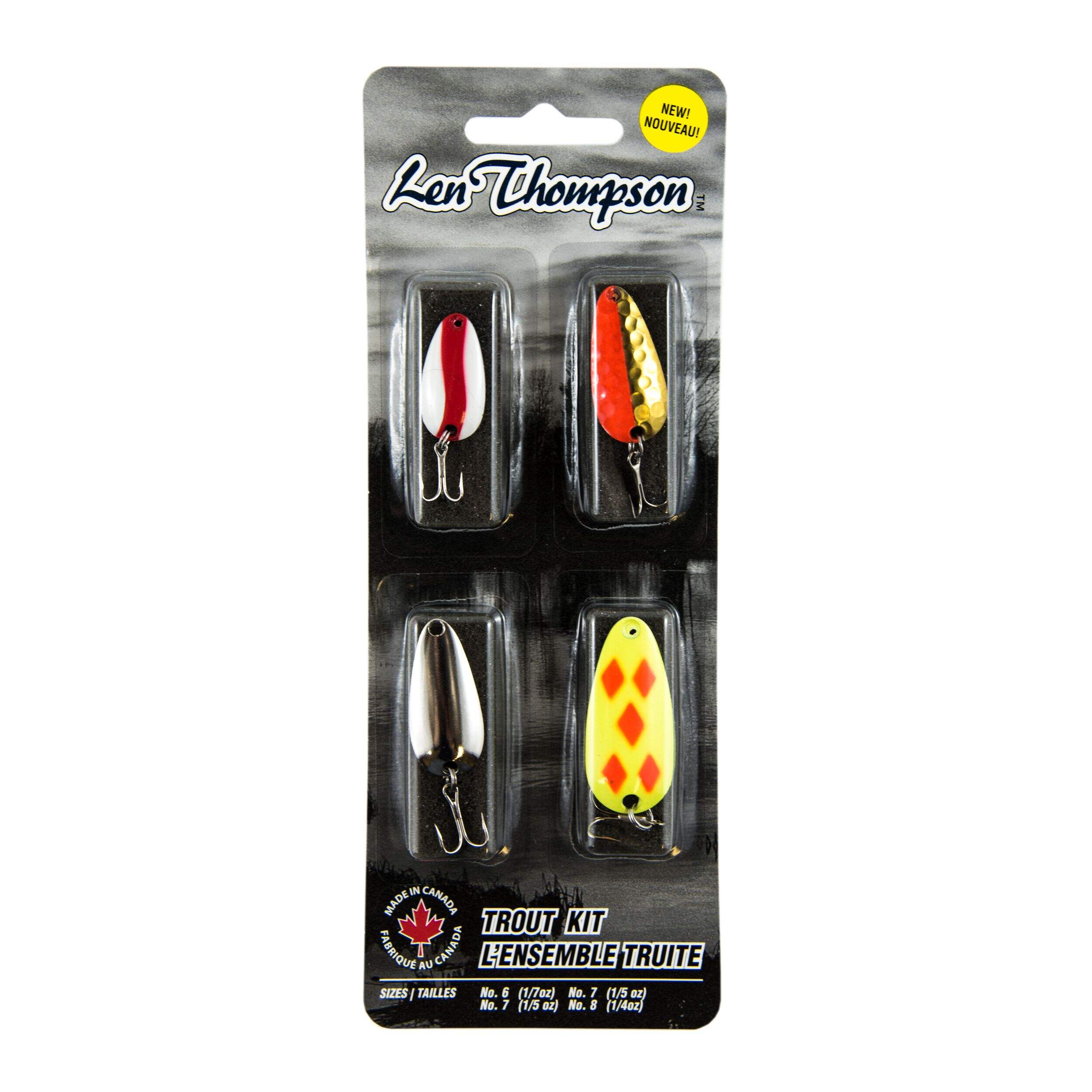 Len Thompson Dimpled Fishing Lure Kit Front_Flat