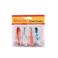 Leurres à truite Mooselook, paq. 4 Front_Flat