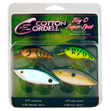 Leurres Cotton Cordell Triple Threat, paq. 4 Front_Flat