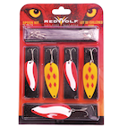 Red Wolf Bass Lure Kit, 63-pc