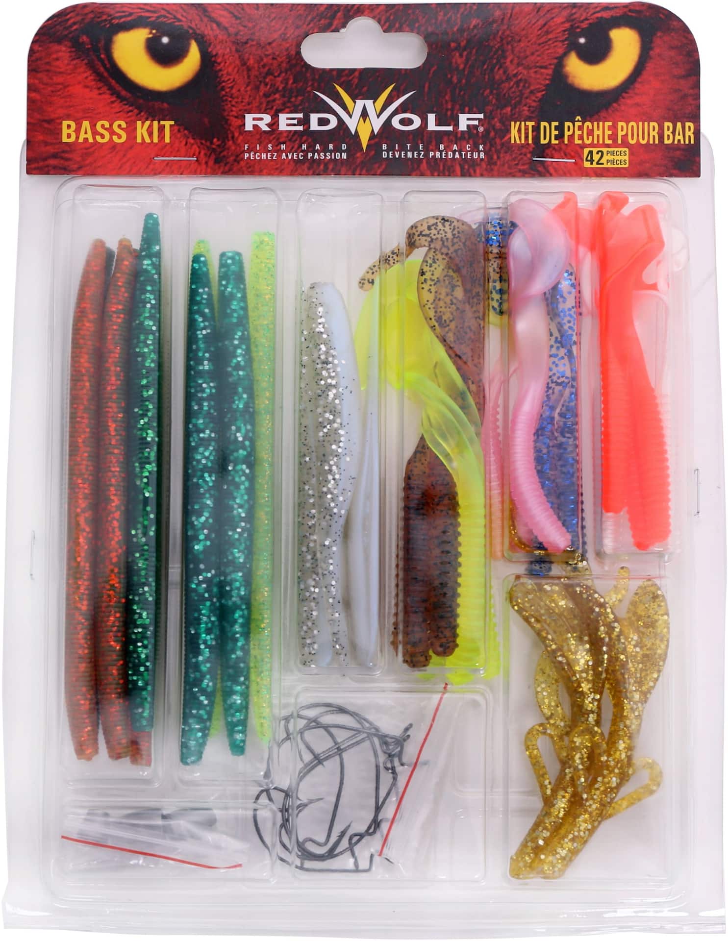Red Wolf Multi-Species Tackle Kit, 137-pc