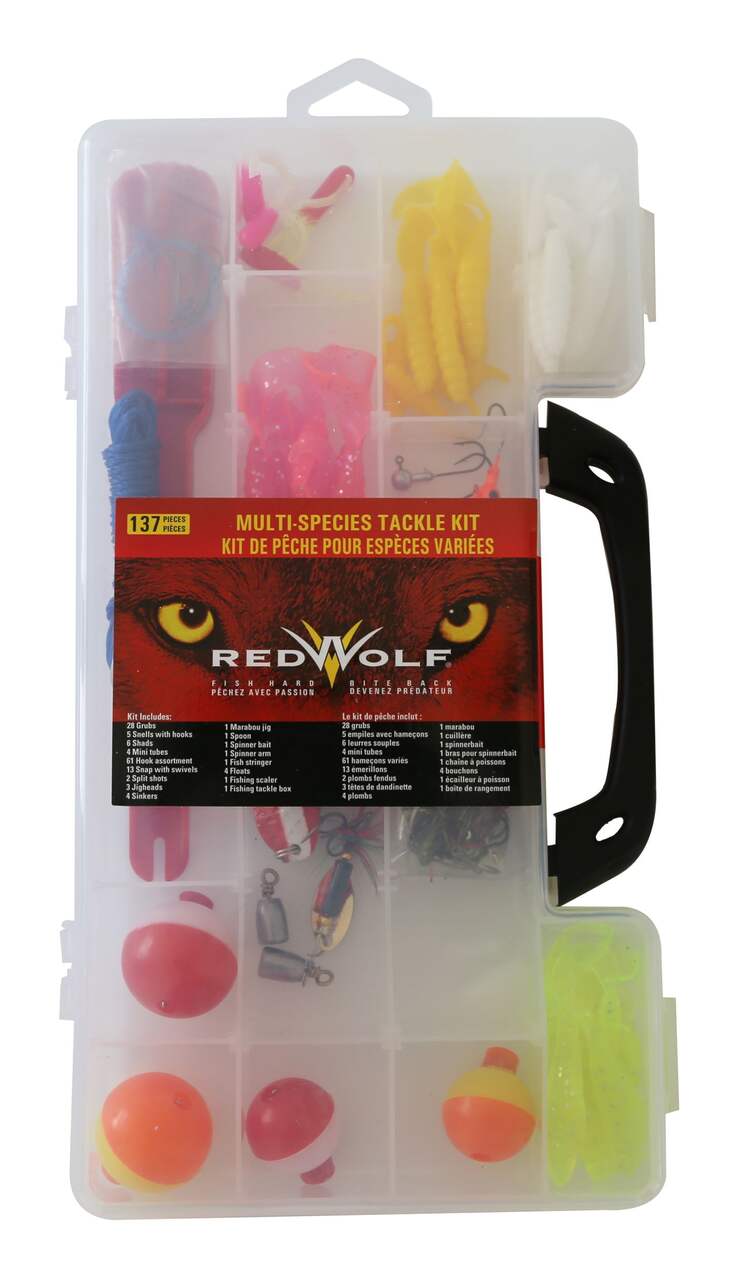Red Wolf Pan Fish Lure Kit, 80-pc
