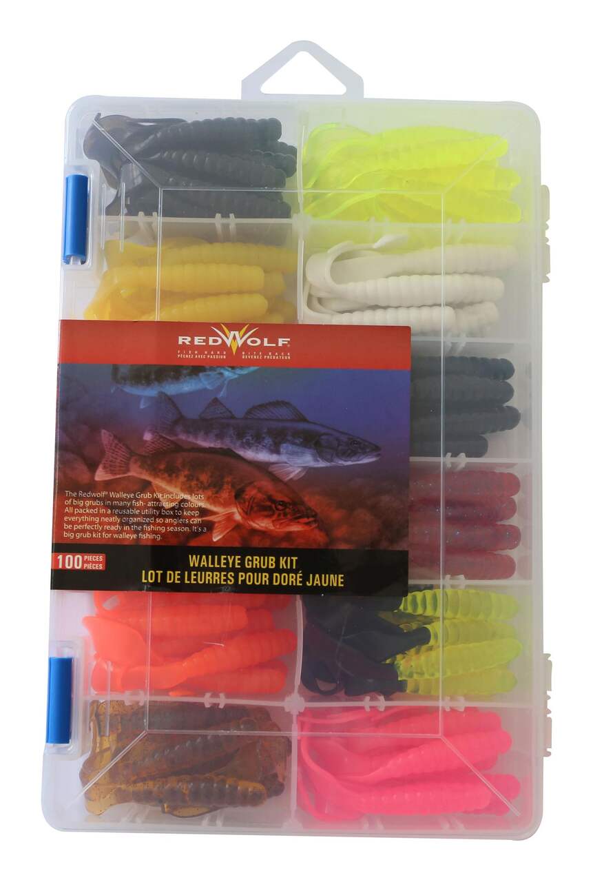 Red Wolf Bass Tube Kit, 100-pc