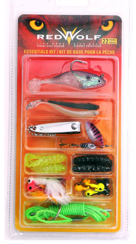 Red Wolf Pan Fish Lure Kit, 48-pc