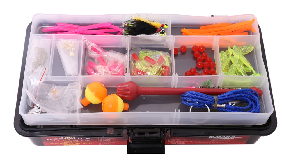 Red Wolf Trout Lure Kit, 120pc Canadian Tire