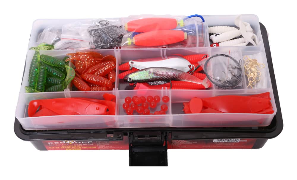Red Wolf Bass Lure Kit, 120-pc