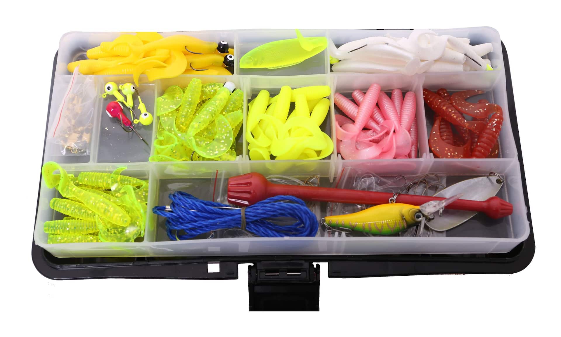 Red Wolf Walleye Lure Kit, 120-pc