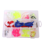 Red Wolf Walleye Lure Kit, 135-pc