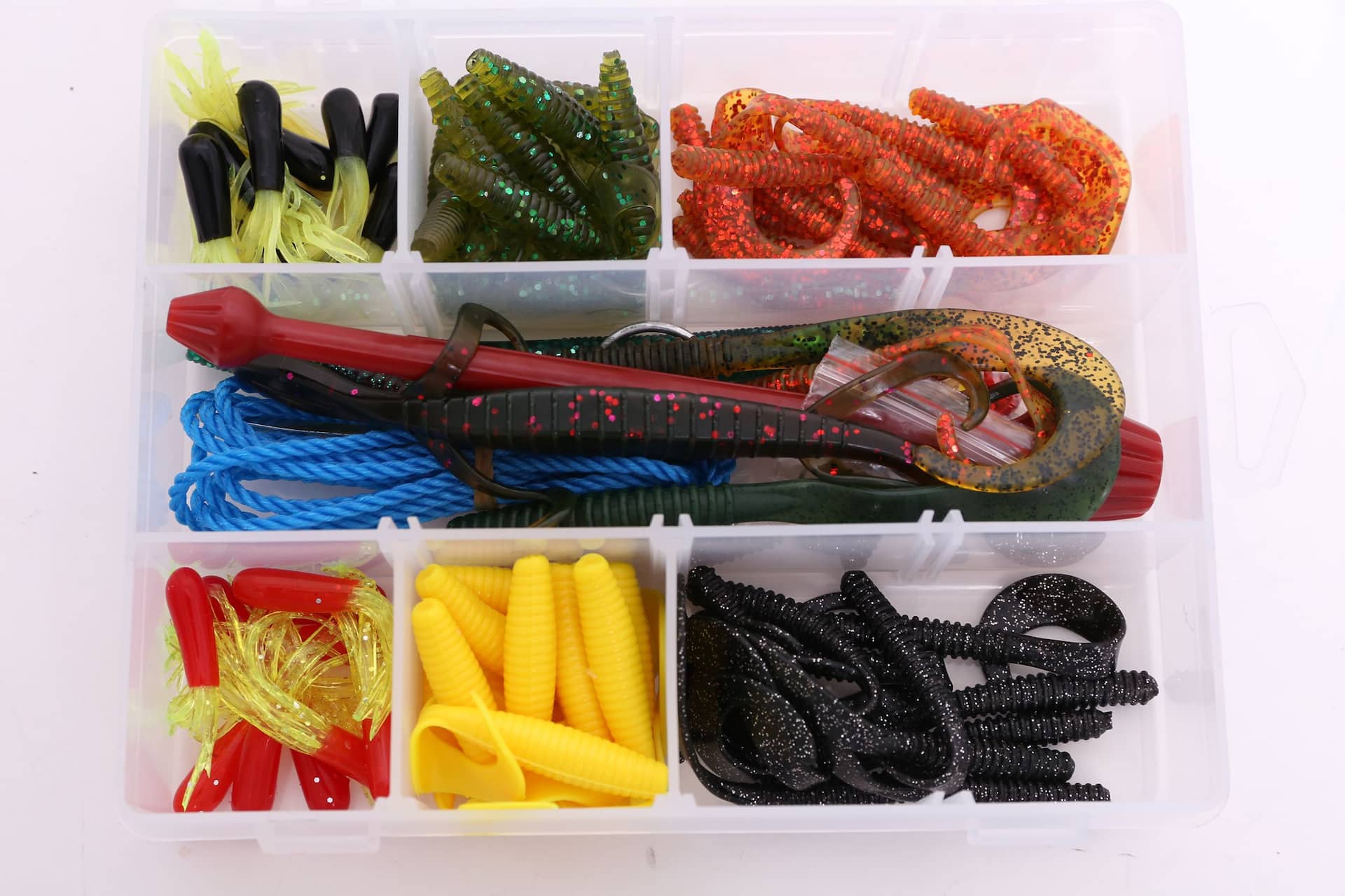 Red Wolf Bass Lure Kit, 80-pc