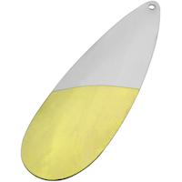 Gibbs Delta Cowichan Spoon, 50/50 Nickel/Brass, Size 4 Back_Angled_Right