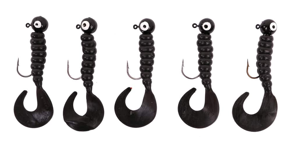 Buy 3 Pack of Jarvis Walker 4 Rigged Swirl Tail Grub Soft Plastic