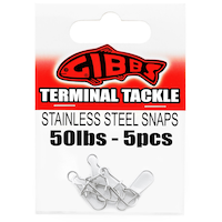 Gibbs Delta Stainless Steel Snap, 50-lb, 5-pc Front_Flat