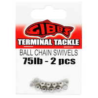 Gibbs Delta Ball Chain Swivel, 75-lb, 2-pc Front_Flat