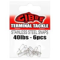 Gibbs Delta Stainless Steel Snap, 40-lb, 6-pc Front_Flat