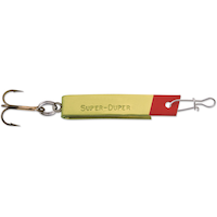 Luhr Jensen Super Duper Spoon, Brass/Red, 1/4-oz Side_Right