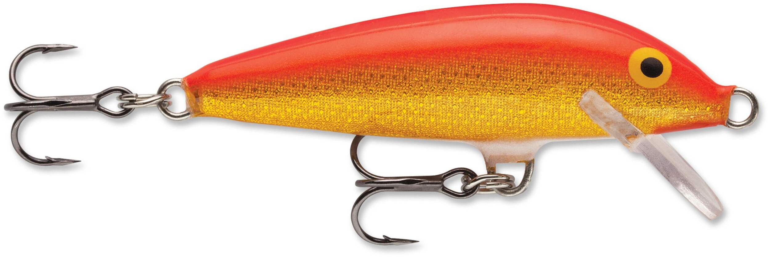 Rapala Original Floater, Gold Fluorescent Red, 2-in Side_Right