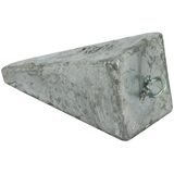 South Bend Pyramid Sinker, Grey, 3-oz Front_Angled_Right