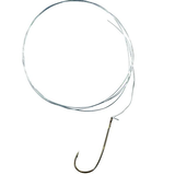 Mustad President Snell Hook, Bronze, Size 4 Overhead_Flat