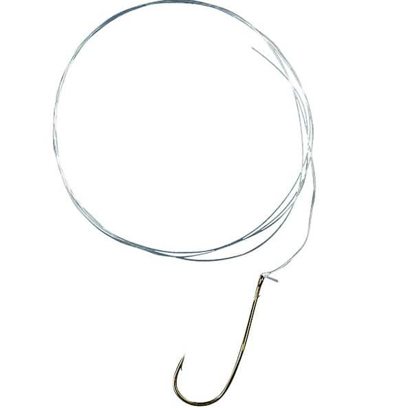 Mustad President Snell Hook, Bronze, Size 4 