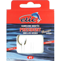 Mouche montée simple Etic President, bronze