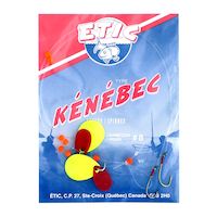 Etic Kenebec Spinner, Chartreuse Front_Flat