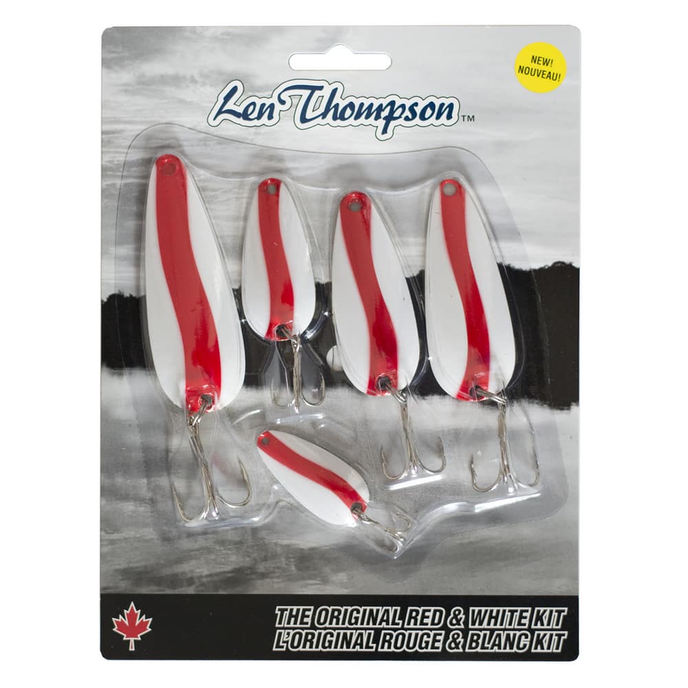 Red Wolf Spoon Lure Kit, 5-pc