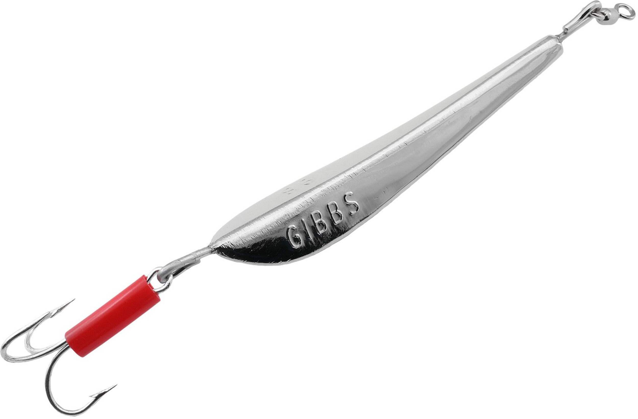 Gibbs Delta Cod Jig, Nickel Overhead_Plunge