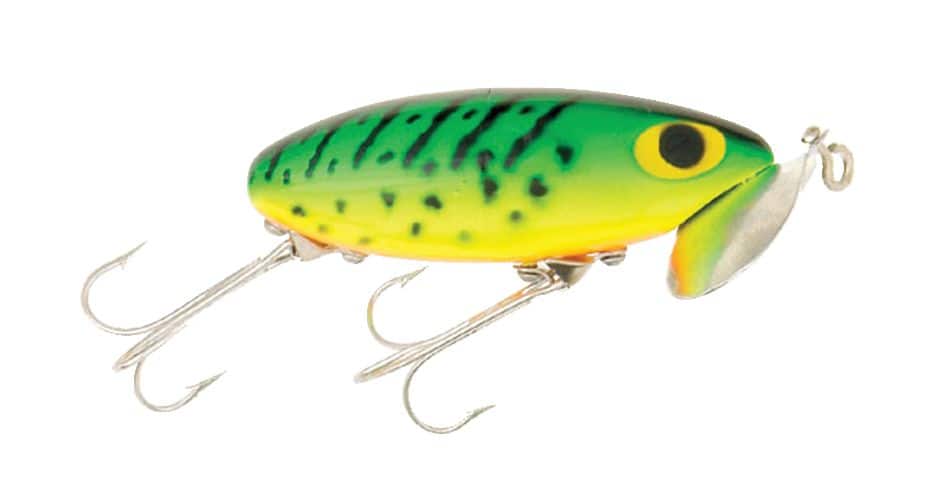  Arbogast Jitterbug Topwater Bass Fishing Lure, Excellent for  Night Fishing, Bull Frog, 2 1/2 3/8 oz : Fishing Topwater Lures And  Crankbaits : Sports & Outdoors