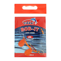 Etic Indiana Double Blade Spinner, Black/Orange