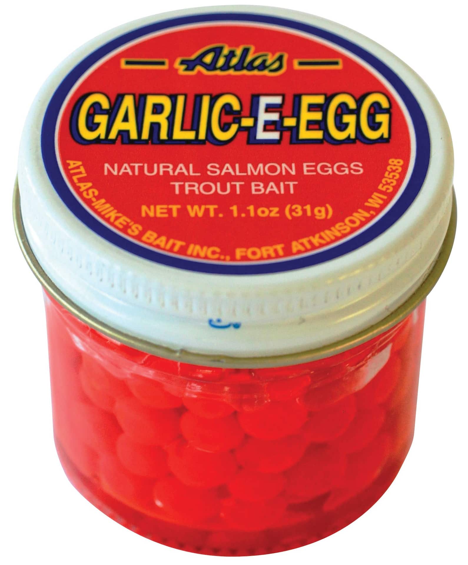 Atlas Mikes Garlic Eggs Bait, Red