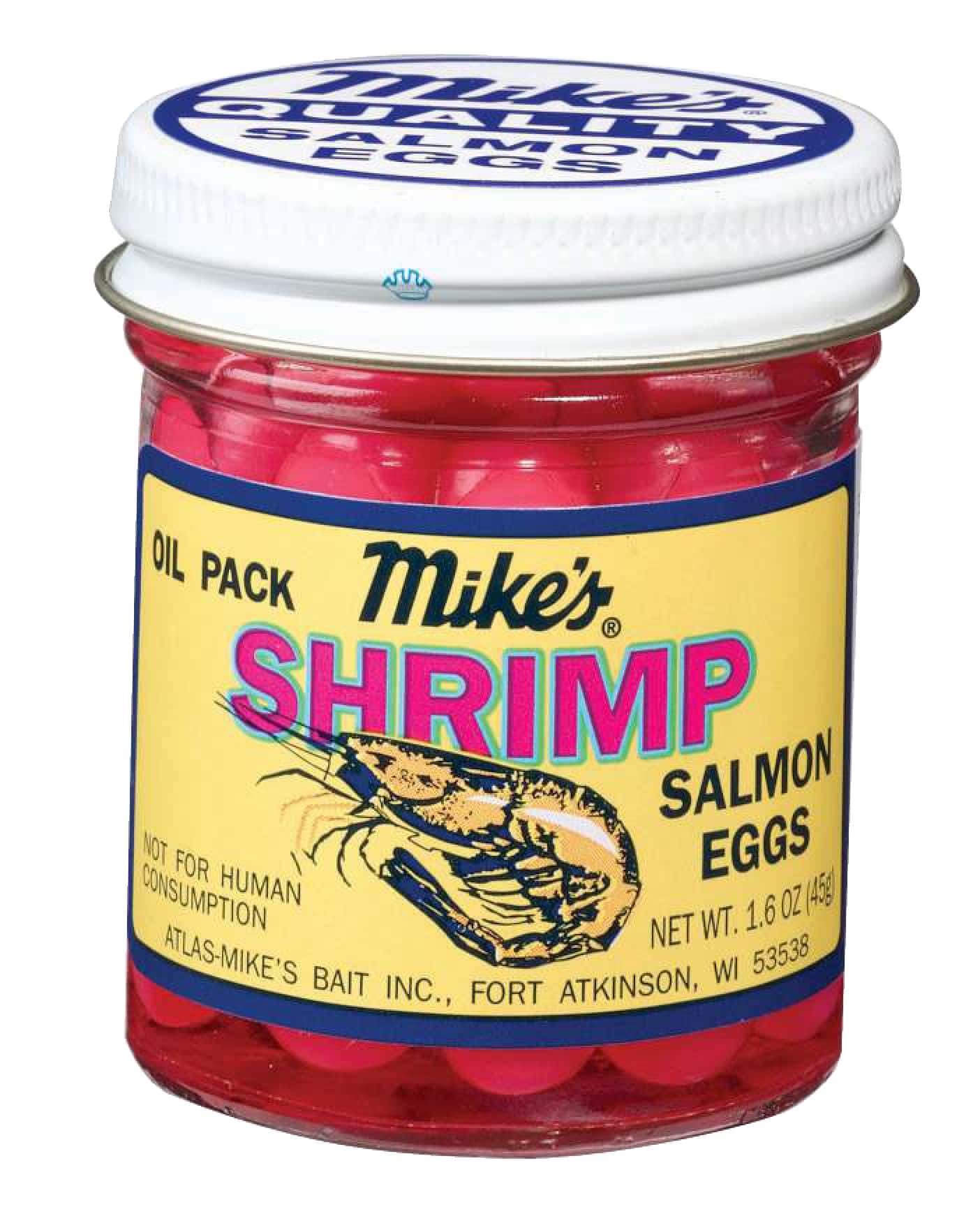 Atlas Mike's Shrimp Gel Scent for Fishing Bait to Attract Fish, Red 