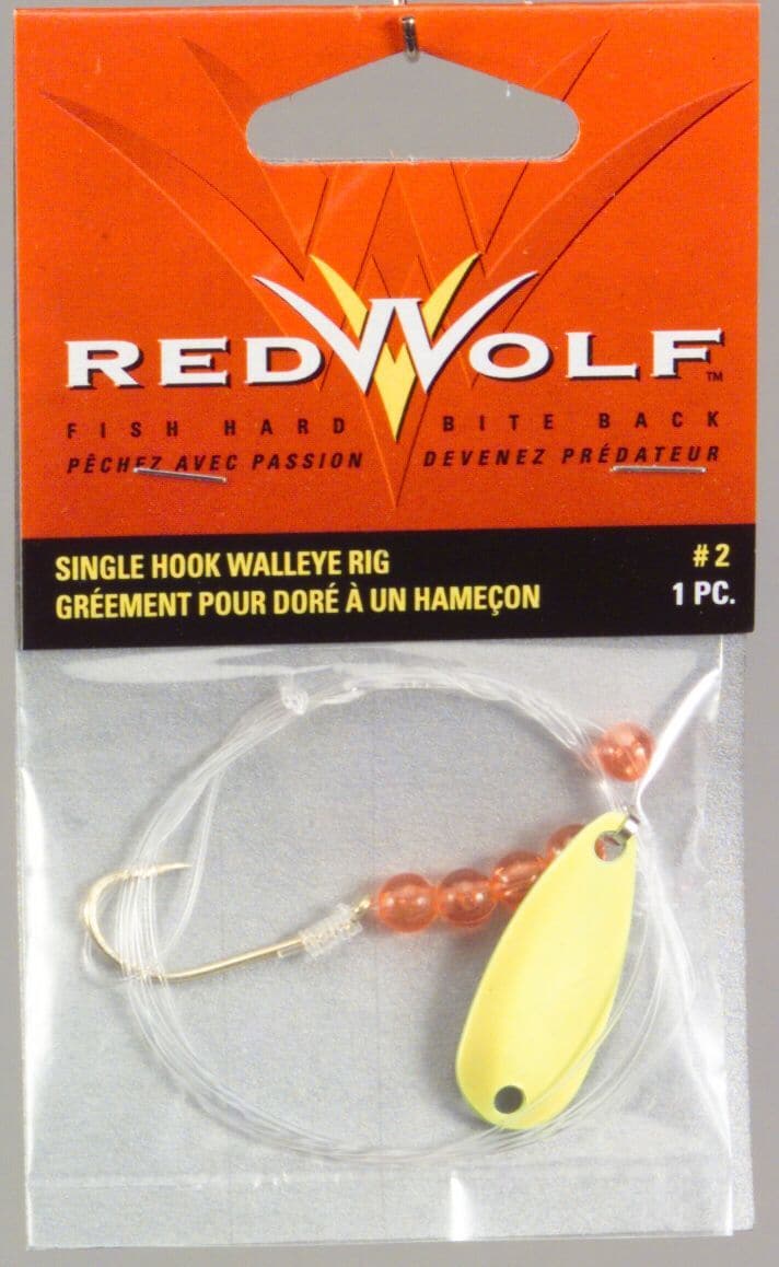 Danielson Rig Walleye Single Hook, Size 2