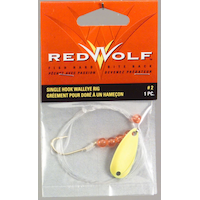 Danielson Rig Walleye Single Hook, Size 2 Front_Flat