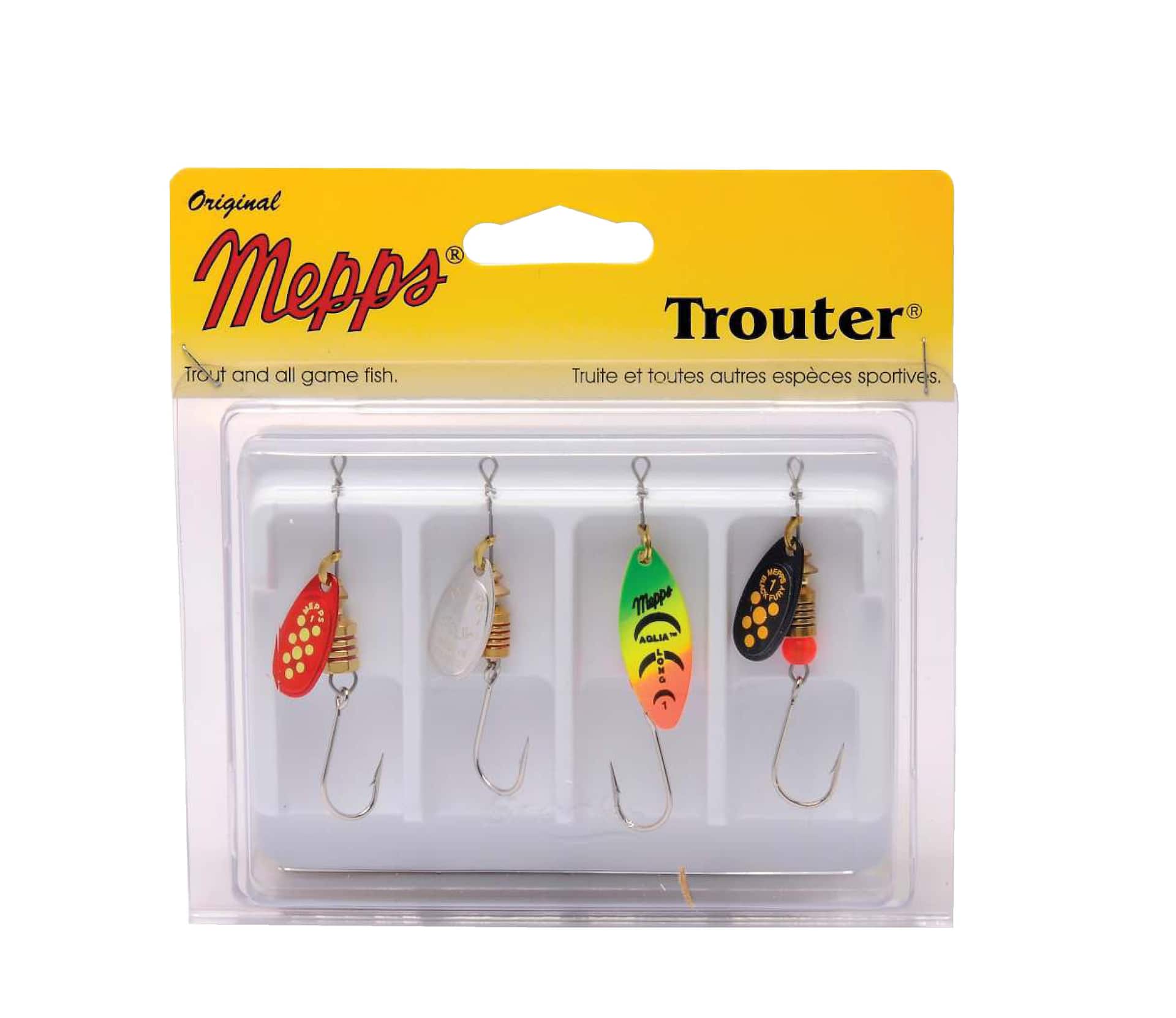 Mepps Single Hook Trout Kit, 4-pk