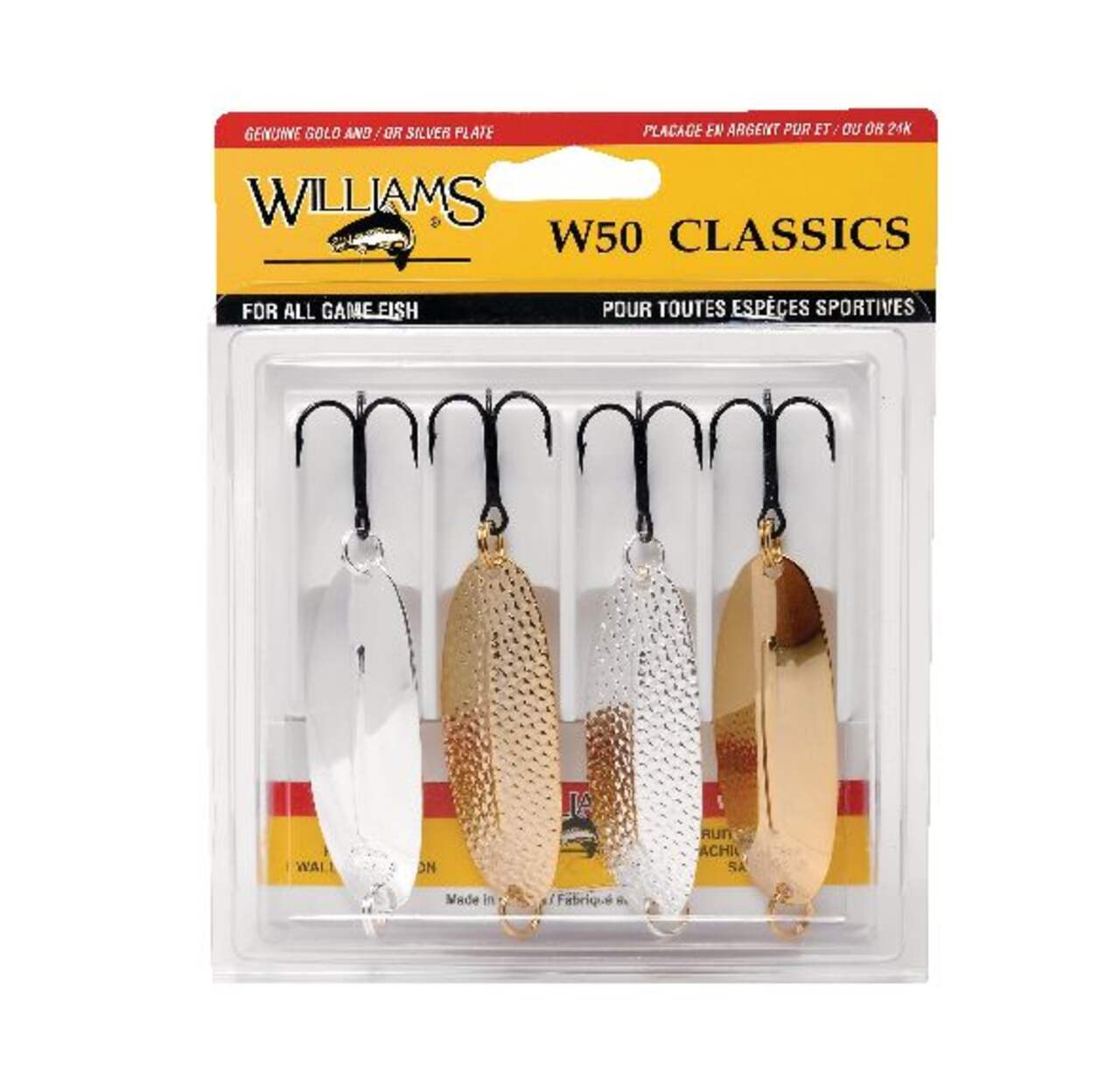 Williams W50 Wabler Lure Kit 4-Pk