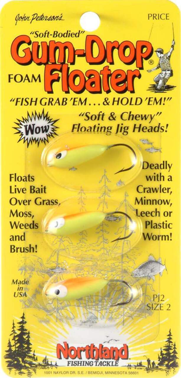 Northland Tackle Gum-Drop Floater, Floating Jig, Freshwater