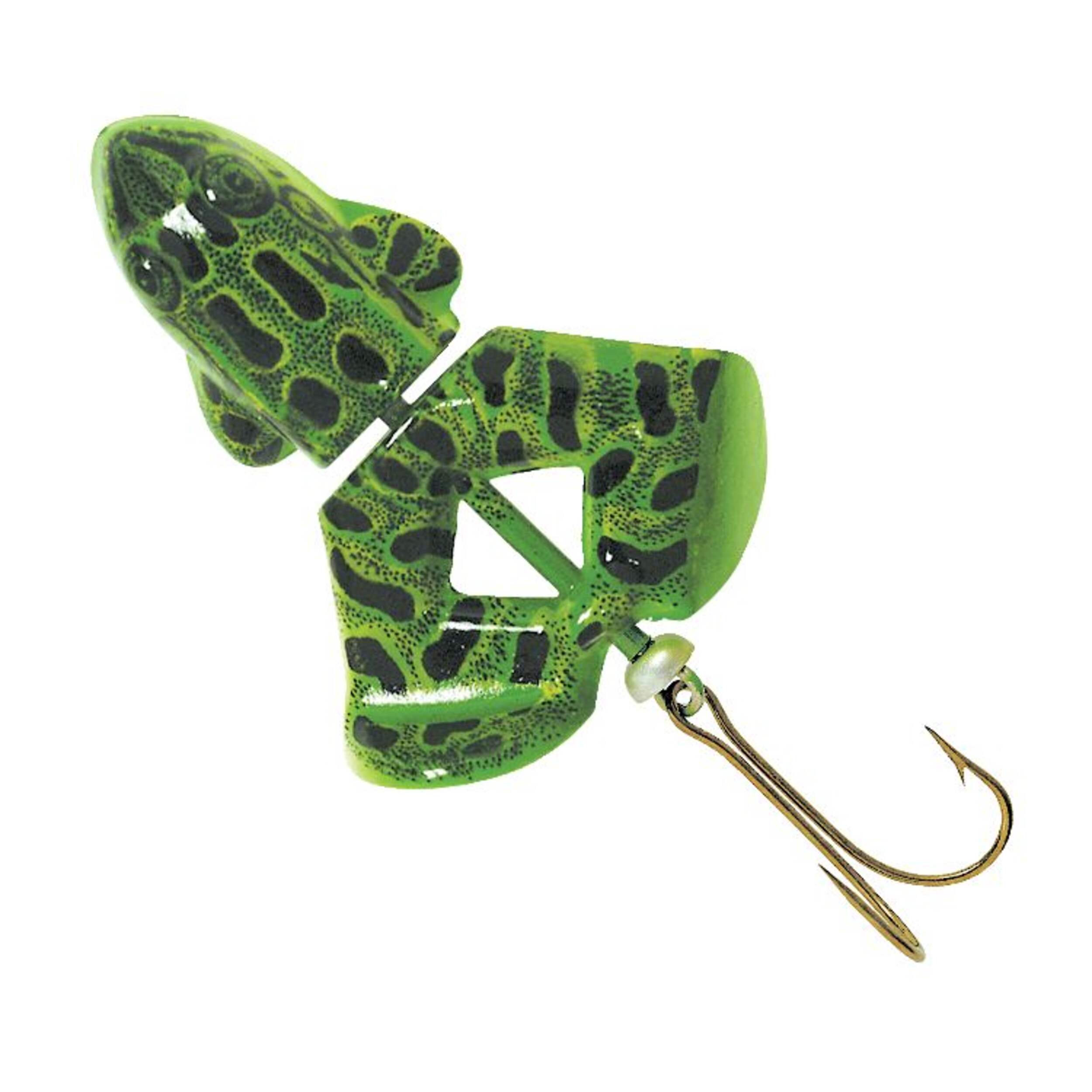 Rebel Buzz'n Frog Lure, Northern Leopard Frog Overhead_Flat