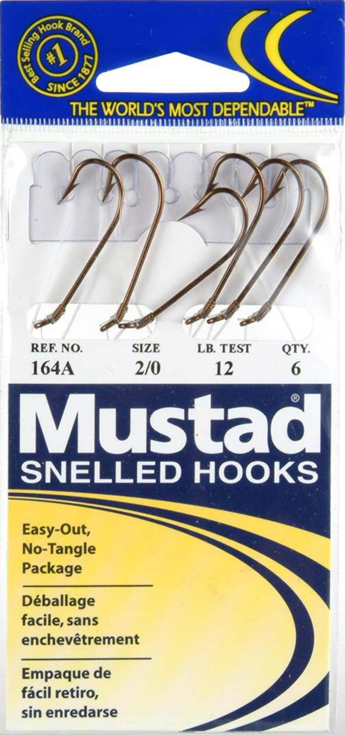 Hameçon Mustad monté en bronze de Kirby Front_Flat