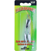 Cuillère tournante Yakima Slim Eli double lame, n° 1, nickel Front_Flat