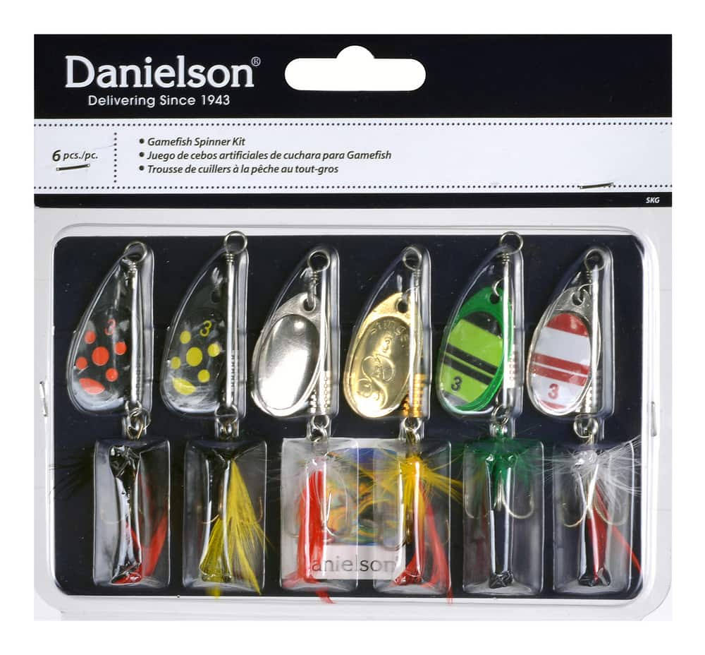 Danielson Big Game Spinner Kit, 6-pk