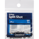 Danielson® Removable Split-Shot Sinkers, Size 5, 20-pc Front_Flat