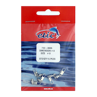 Etic Ball Bearing Swivel Leader, 5-pk Front_Flat