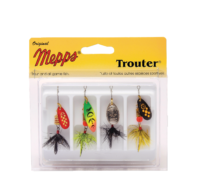 Mepps Dressed Spinners Trouter Fishing Lure Pack